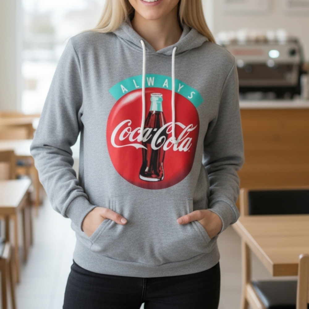 Coca Cola Hoodie Sz LG
